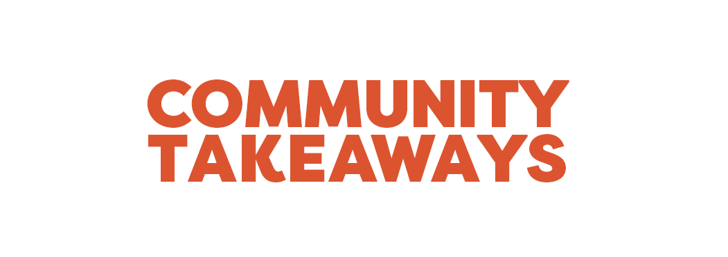 Community Burgers takeaways